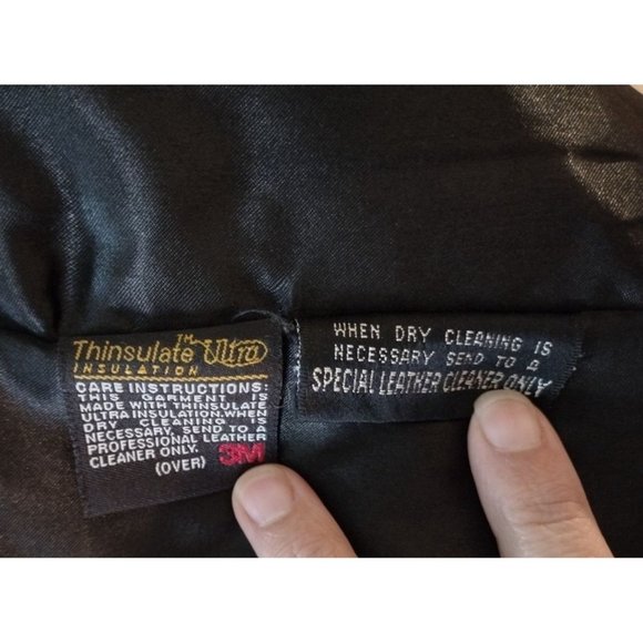 Wilson's Unisex Leather‎ Jacket with Removable Thinsulate Lining - Picture 8 of 11